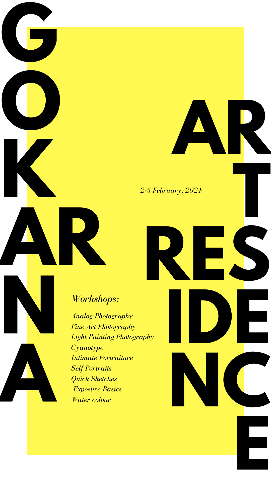 Gokarna Art Residency 2024